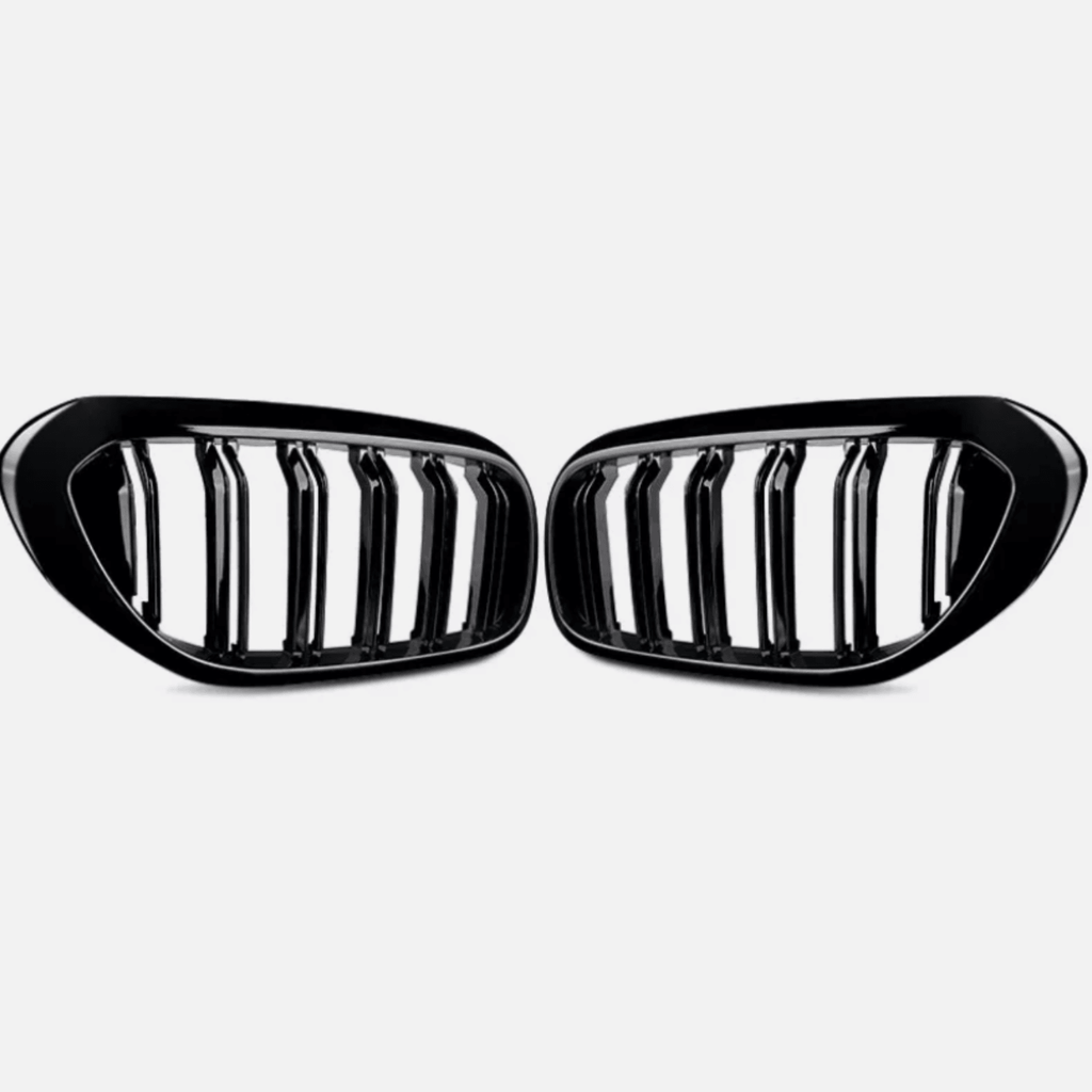 NINTE For 2017 - 2020 BMW 5 Series G30 G31 530i 540i Front Kidney Grille Gloss Black - NINTE