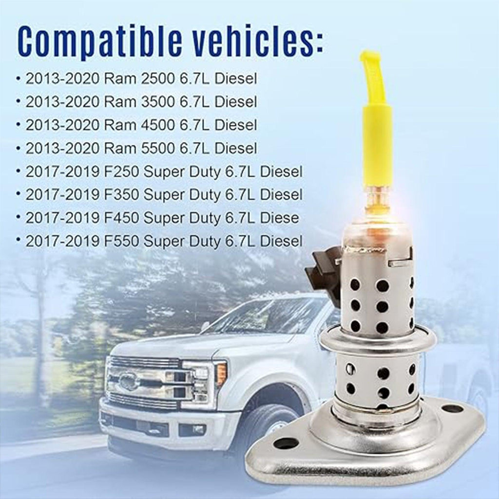NINTE for 13 - 20 Ram 2500 3500 4500 5500 6.7L / 17 - 19 Ford F250 F350 F450 F550 Super Duty 6.7L Diesel Engine 04627241AF FC4Z5J281B Diesel Exhaust Fluid Injector (DEF) - NINTE