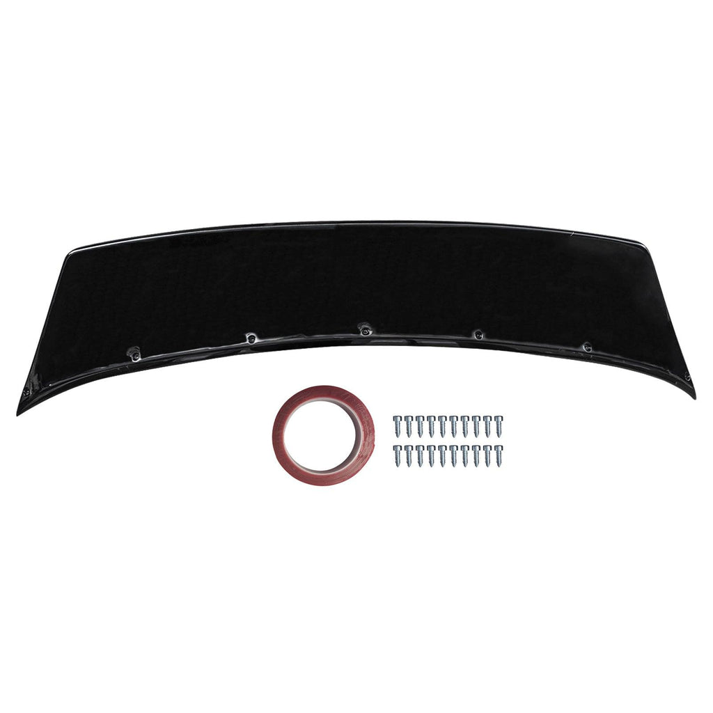 NINTE Rear Spoiler for 2003 - 2008 Nissan 350Z Fairlady Z33 Gloss Black V Style Trunk Wing ABS Painted Splitter - NINTE