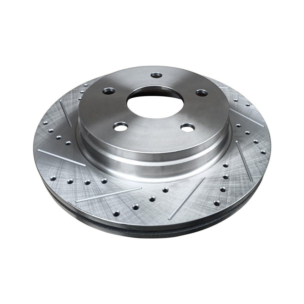 NINTE For Dodge Durango Ram 1500 Chrysler Aspen Front Drilled & Slotted Brake Rotors - NINTE