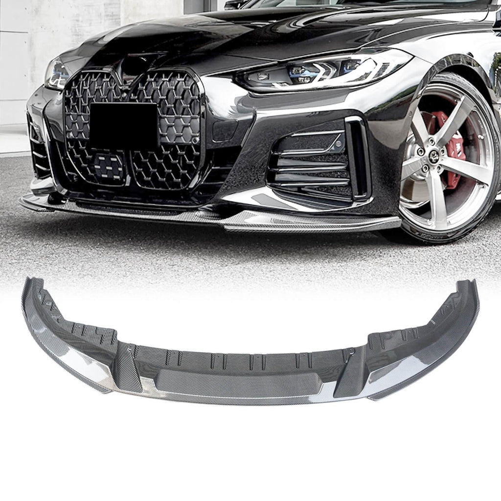 NINTE One - Piece for 2021 - 2025 BMW 4 Series Gran Coupe G26 i4 M - Sport Front Bumper Lip Bodykit Part Lower Splitter - NINTE