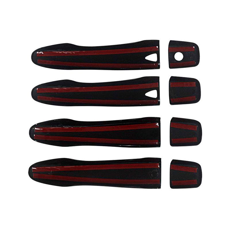 NINTE For 2014 - 2020 Nissan Rogue & X - Trail Black w/ 2 smart hole Door Handle Covers - NINTE