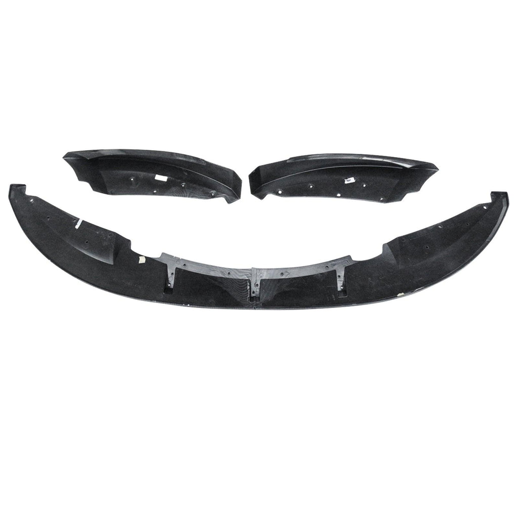 NINTE Front Lip For 2007 - 2013 BMW E82 128i 135i M Sport 4ps Set ABS Painted Front Bumper Lip Splitter - NINTE