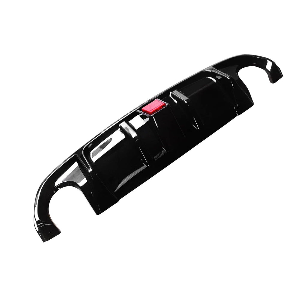 NINTE For 2014 - 2017 INFINITI Q50 Rear Diffuser Rear Bumper Lip Rear Lip Real functional Brake Light - NINTE