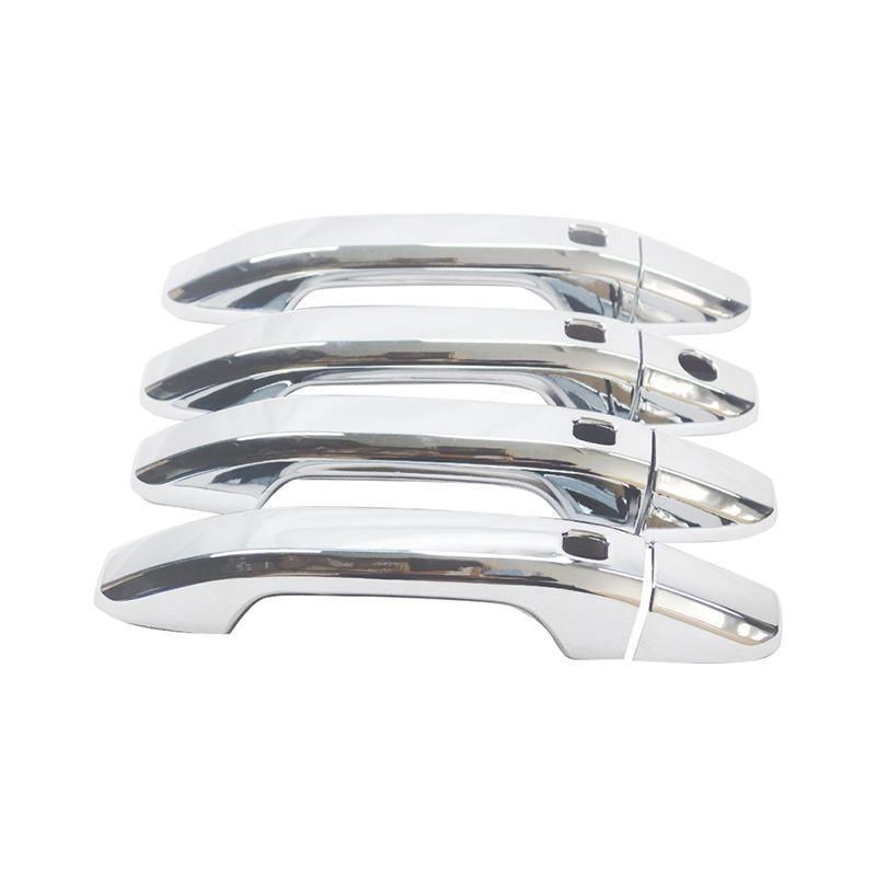 NINTE For 2014 - 2020 Sierra 1500 Silverado 1500 Door Handle Covers with 4 Smart Keyholes - NINTE
