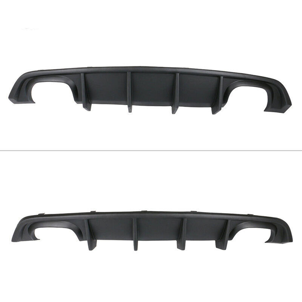 NINTE Rear Diffuser For 2012 - 2014 Dodge Charger SRT8 Quad Exhaust ABS Painted Rear Bumper Lip - NINTE