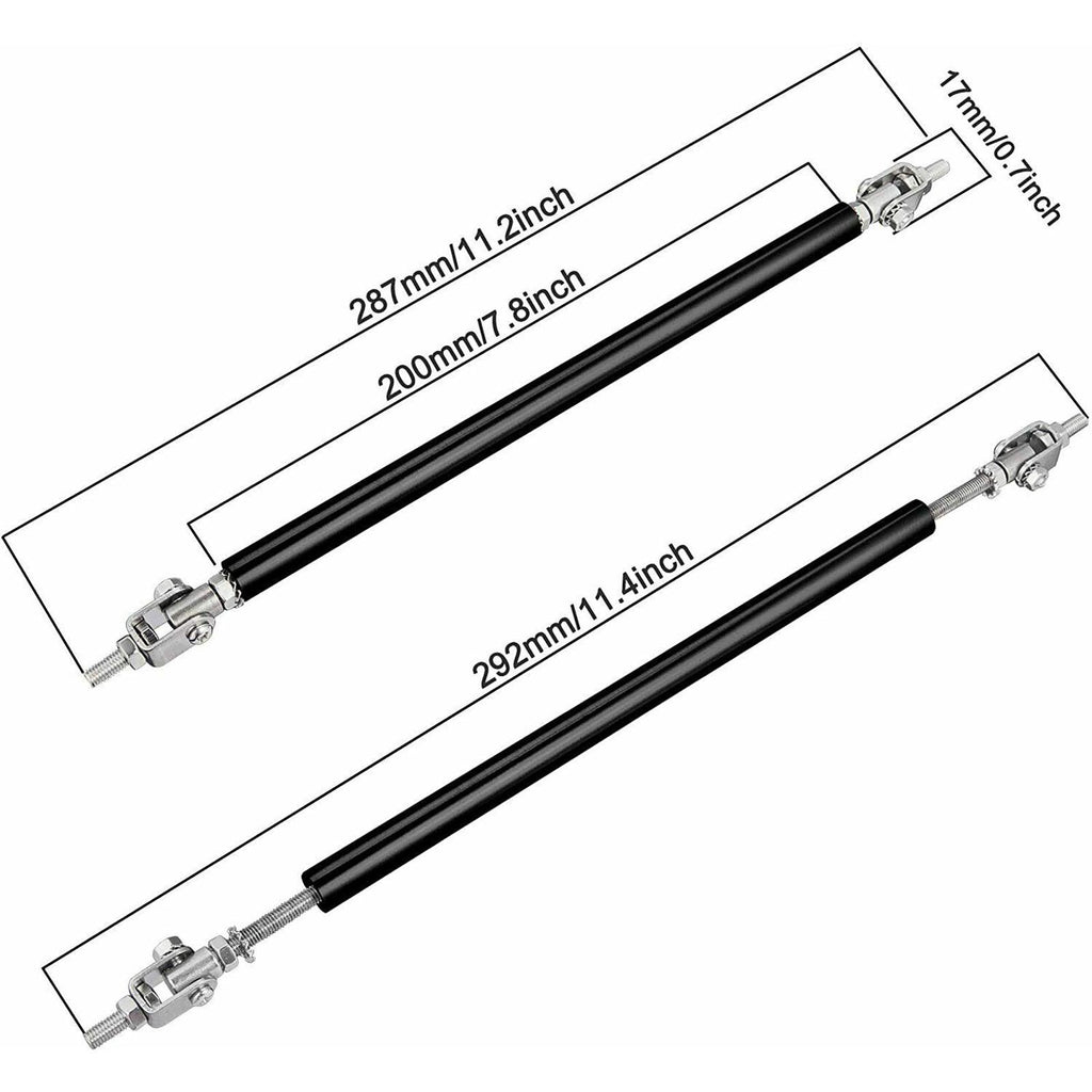 NINTE Universal Support Bar For BMW Chrysler Dodge Adjustable Front Splitter Bumper Lip Spoiler Strut Rod Tie - NINTE