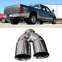 Load image into Gallery viewer, NINTE For 2011 - 2014 Ford F - 250 F - 350 Super Duty Diesel Exhaust TIP Outlet Tip 4" Dual 6" Diesel - NINTE