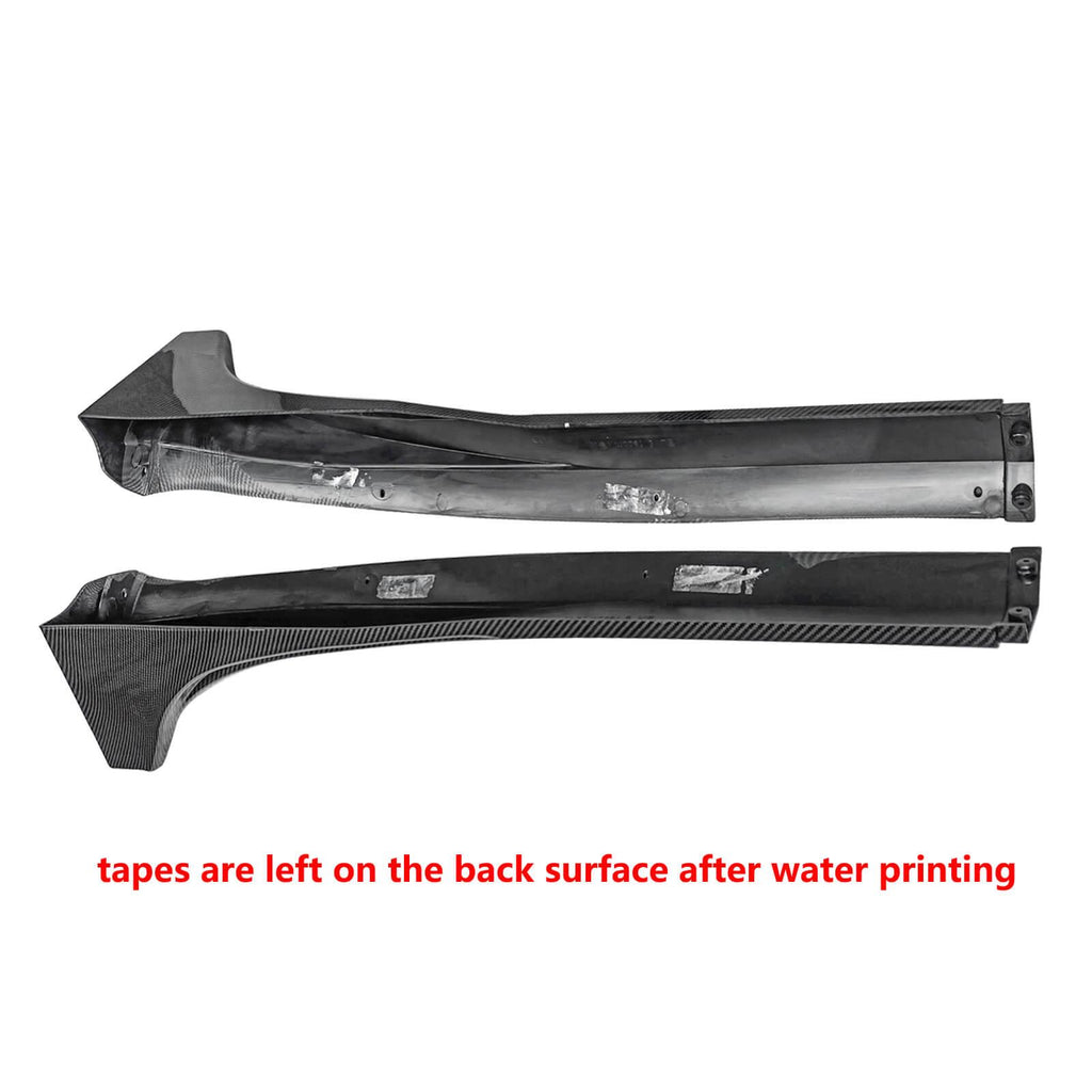 NINTE For 2017 - 2023 Tesla Model 3 Side Skirts ABS Side Extension Lip Rocker Panel - NINTE