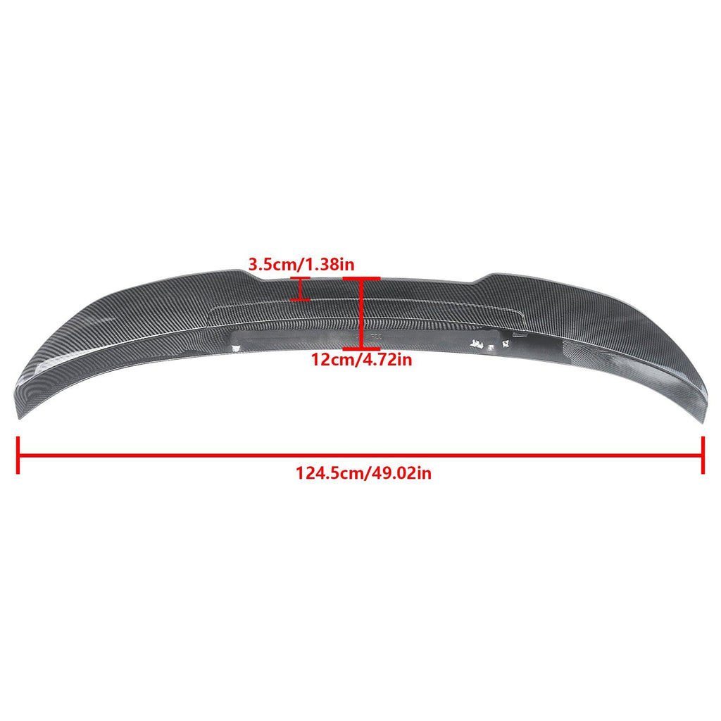 NINTE Spoiler For 2014 - 2021 BMW 2 Series F22 F87 M2 220i 228i 230i M235i M240i PSM Style ABS Painted High Kick Rear Spoiler Trunk Spoiler - NINTE