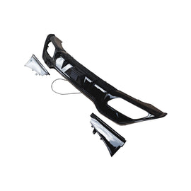 NINTE For 2018 - 2024 BMW 8 - Series G16 Gran Coupe 4 Doors M Sport Rear Diffuser Rear Diffuser Gloss Black with Brake Light - NINTE