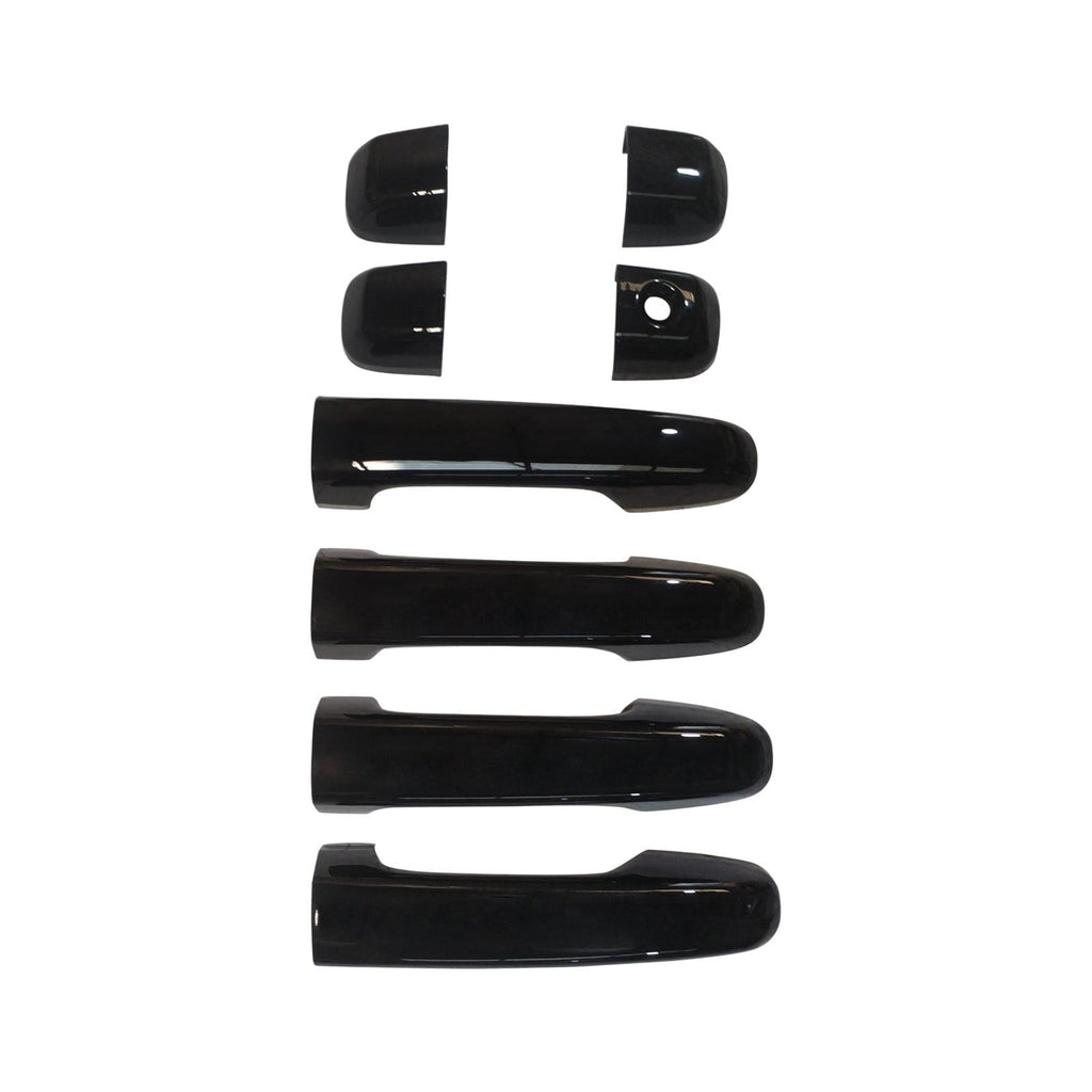 NINTE For 2010 - 2024 Toyota 4 Runner Door Handle Cover Gloss Black without Passenger Key Hole - NINTE