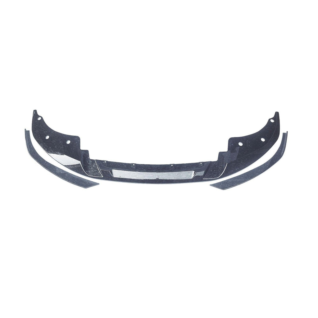 NINTE For 2020 - 2025 BMW 4 Series Coupe Convertible G22 G23 430i M440i M Sport Front Lip Front Splitter Bumper Lip ABS Painted Carbon Fiber Style Chin G22 Extension Accessories - NINTE