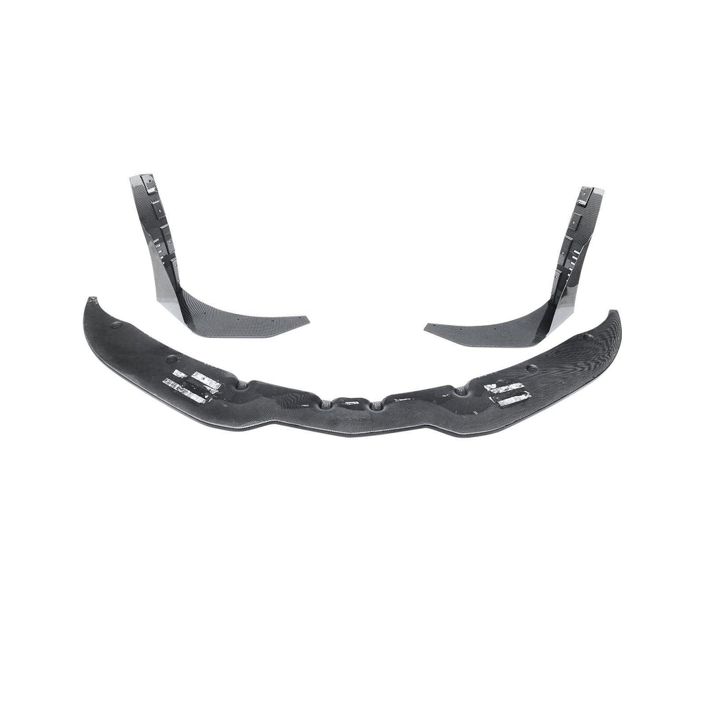 NINTE For 2014 - 2019 Chevrolet Corvette C7 Front Lip Stingray Stage 3 ABS Front Bumper Lip Splitter - NINTE
