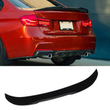 NINTE For 2013-2018 BMW F80 M3 F30 Rear Spoiler Sedan PSM Style High Kick Trunk Spoiler Wing Decklid