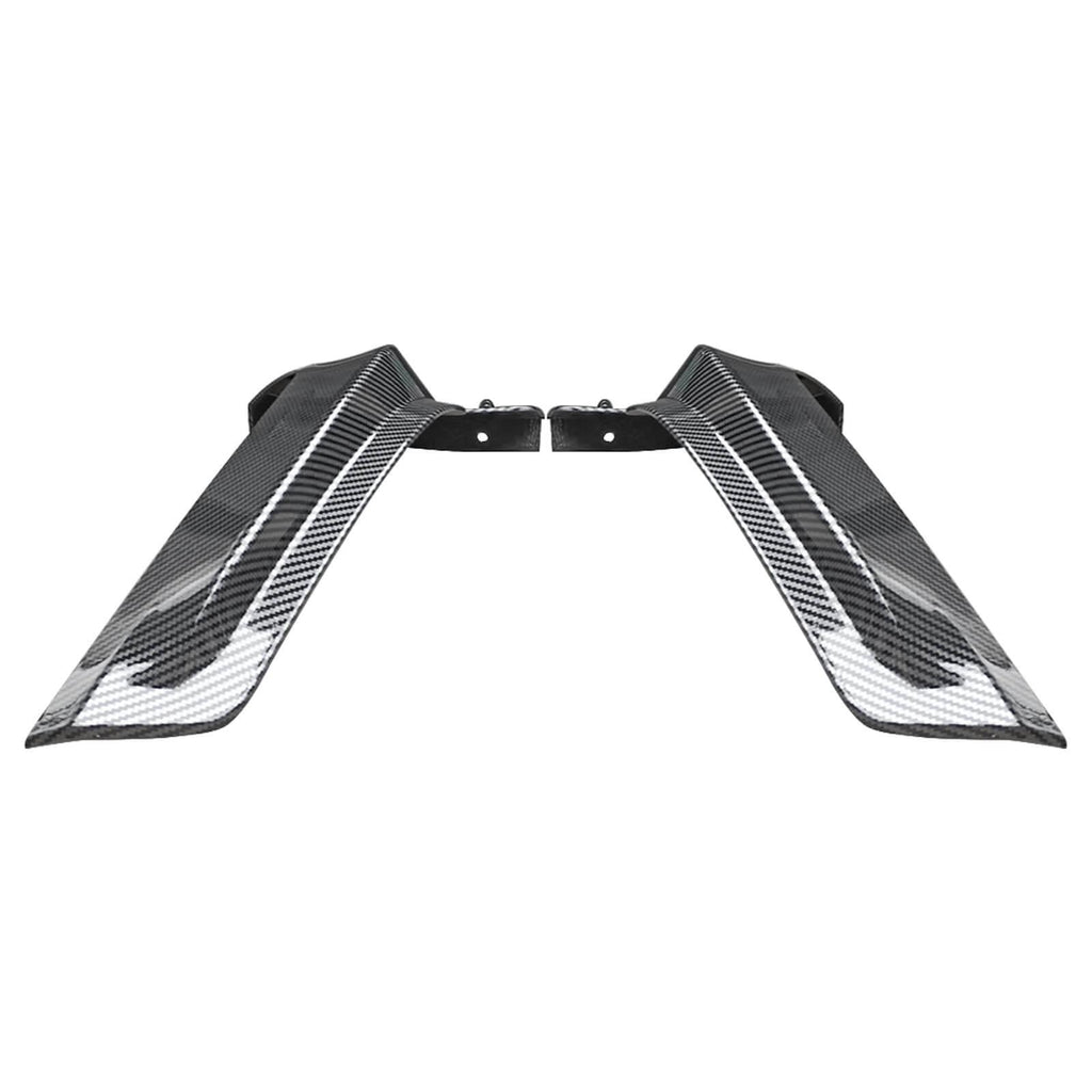 NINTE For 2022 - 2024 Honda Civic Hatchback Rear Bumper Splitters ABS Rear Lip - NINTE