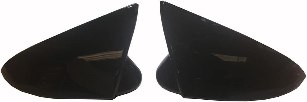 NINTE For 2013 - 2020 Ford Fusion Mondeo Painted Mirror Cover Mirror Caps Gloss Black Carbon Fiber - NINTE