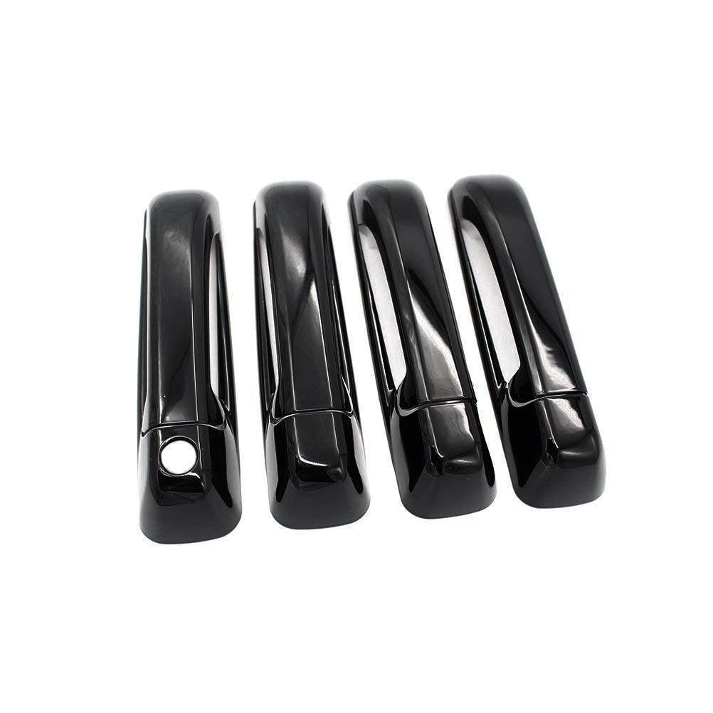 NINTE For 2009 - 2018 DODGE RAM 1500/2500/3500/HD Door Handle Covers ABS Painting Door Handle Caps W/1 key hole - NINTE