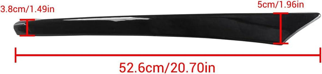 NINTE for 2020 - 2023 Chevrolet Corvette C8 Center Console Passenger Side Decorative Strip Cover Trim - NINTE