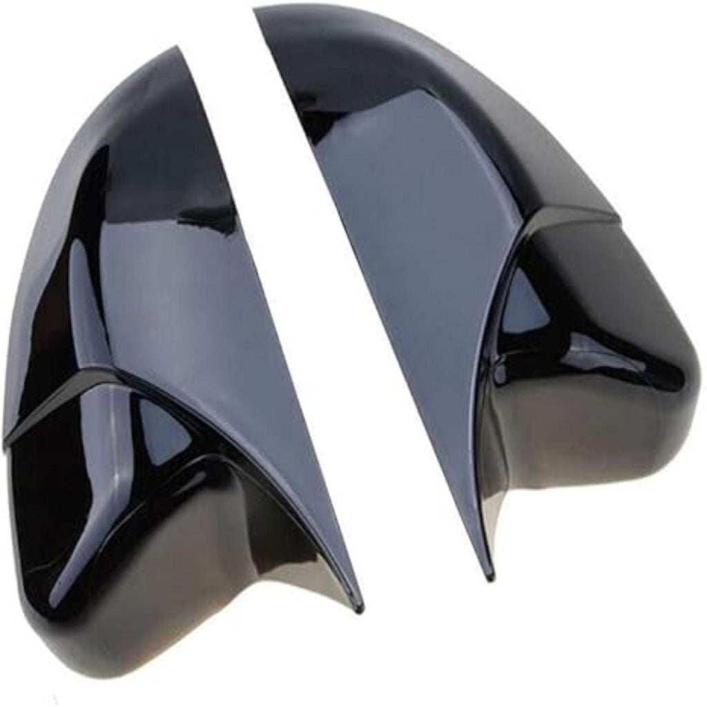 NINTE For 2018 - 2022 Honda Accord M STYLE GLOSS BLACK SIDE MIRROR COVER CAP OVERLAY W/O LIGHT - NINTE