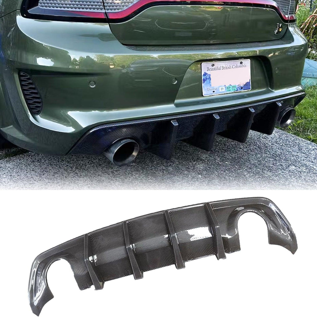 NINTE For 2020 - 2023 Dodge Charger Widebody Rear Diffuser Rear Bumper Lip - NINTE