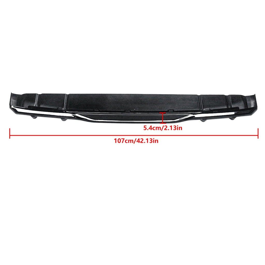 NINTE Rear Diffuser for 2022 2023 2024 2025 11th Gen Honda Civic Sedan ABS Gloss Black Painted Modulo Style Rear Bumper Lip - NINTE