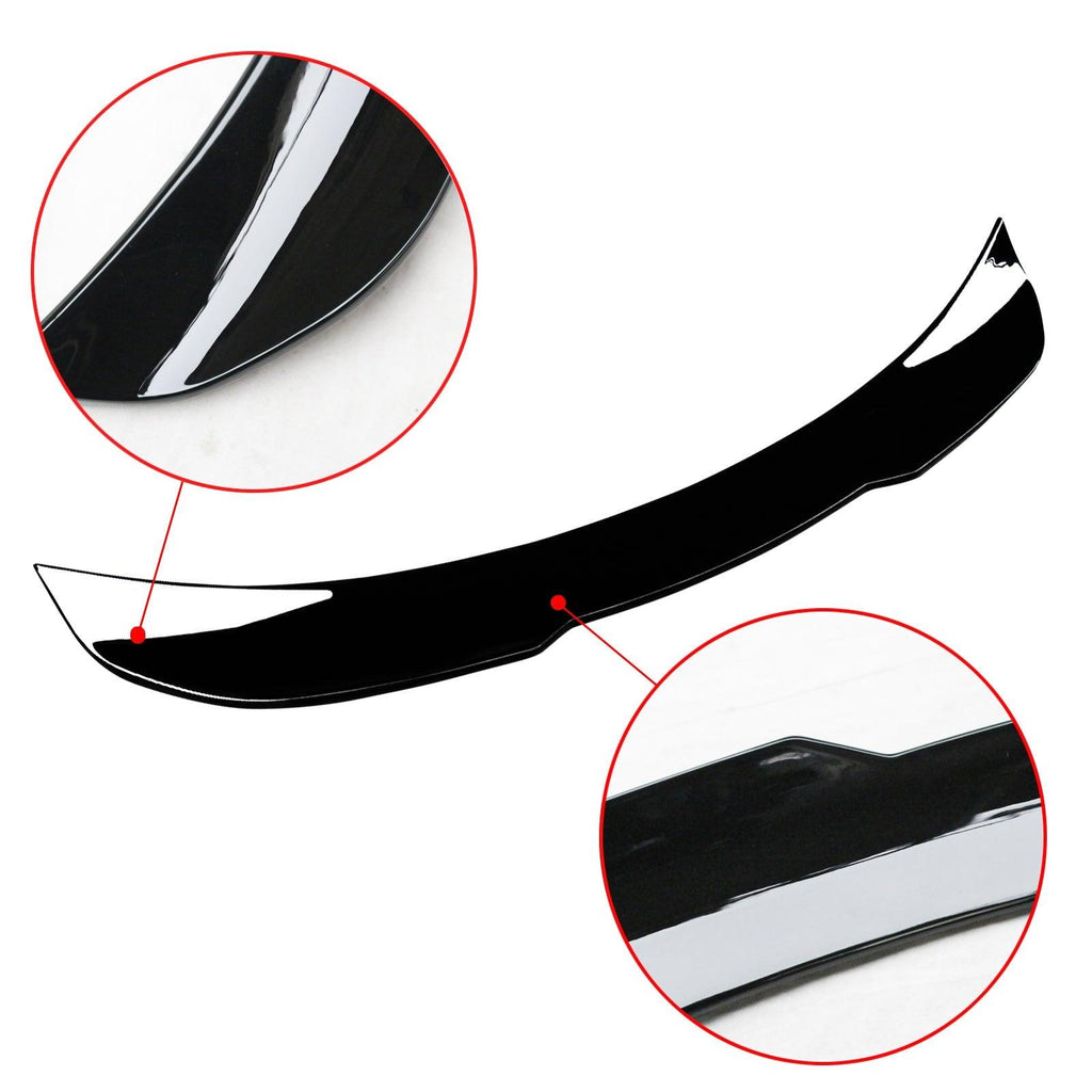 NINTE For 2013 - 2018 BMW F82 M4 Rear Spoiler PSM Rear Trunk Spoiler Lip Style ABS Painted - NINTE