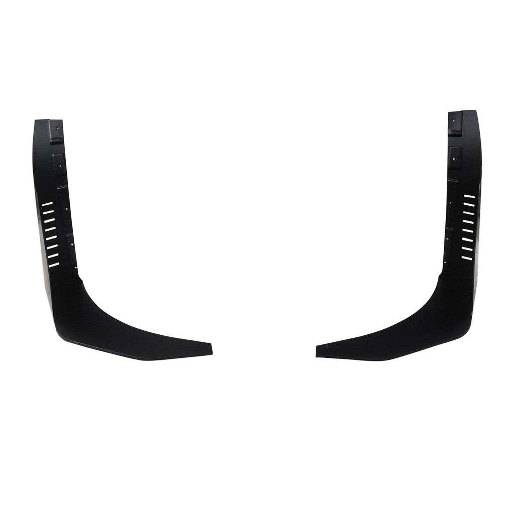 NINTE For 2014 - 2019 Chevrolet Corvette C7 Z06 Z07 Front Splitter Extension Winglets ABS Painted Front Bumper Corner Spoiler - NINTE