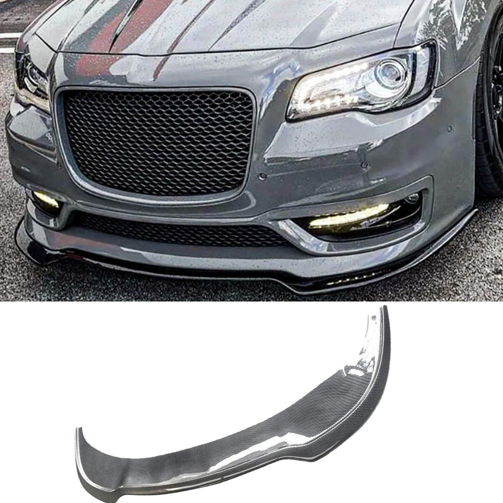 NINTE For 2015 - 2023 Chrysler 300 C S SRT Front lip ABS Painted 1 Piece Style Front Bumper Lip Splitter - NINTE