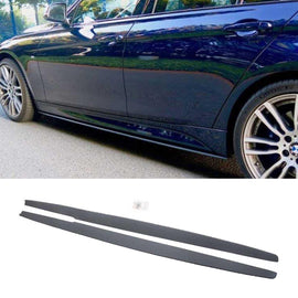 NINTE For 2012 - 2018 BMW 3 Series F30 M Sport Side Skirts Extension Panel Splitter - NINTE