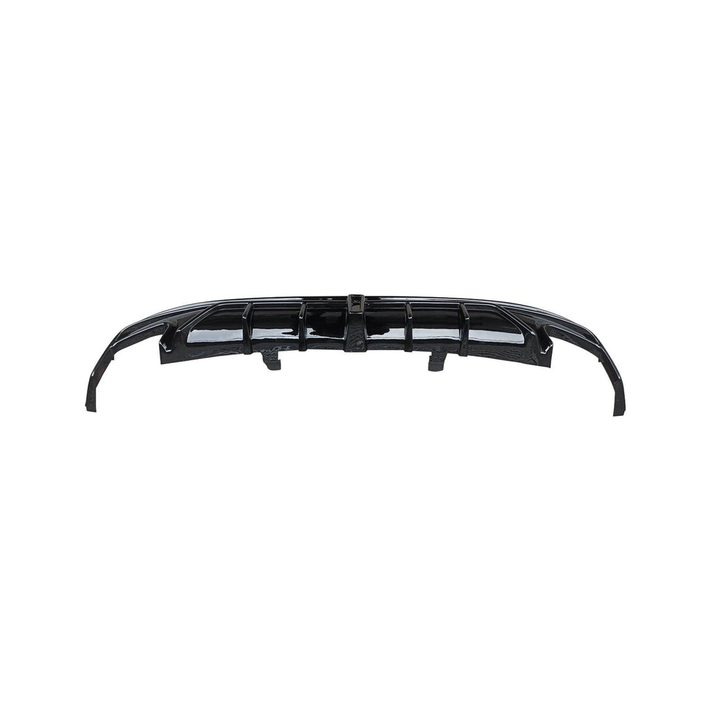 NINTE for 2023 2024 Honda Accord Gloss Black Rear Diffuser with Tailpipe Rear Bumper Bumper with Brake Light - NINTE