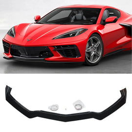 NINTE For 2020 - 2025 C8 Corvette Chevy Corvette C8 GM 5VM Style Front Lip ABS Painted Front Bumper Bodykit Spoiler Splitter - NINTE