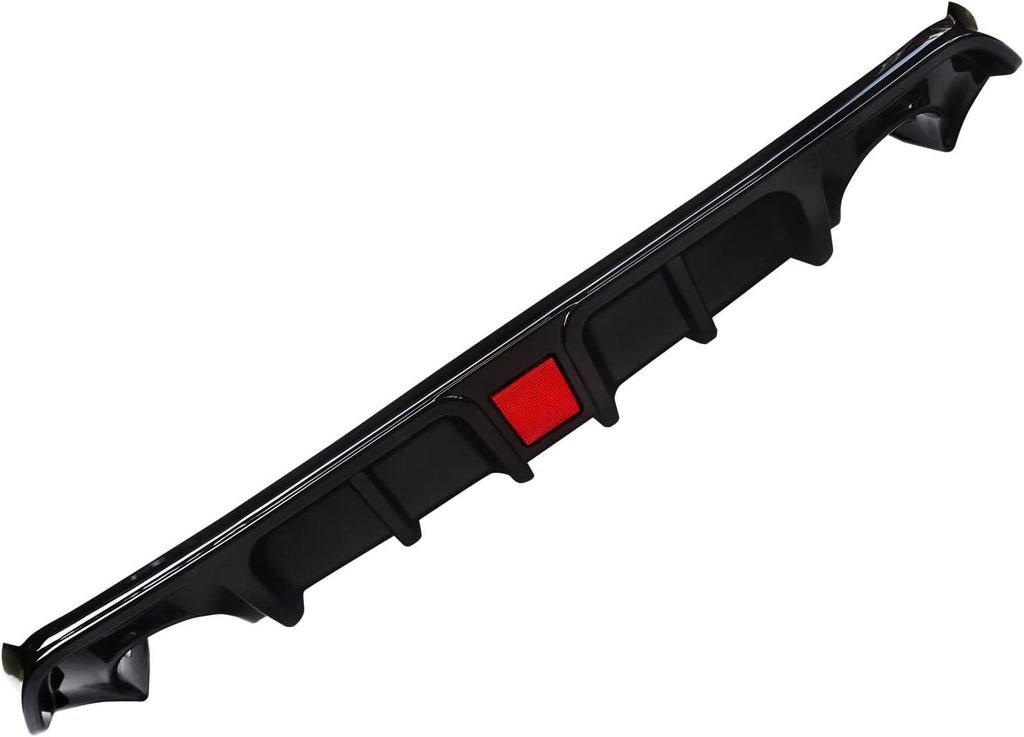 NINTE For 2017 - 2023 Infiniti Q60 ABS Rear Diffuser Rear Bumper Lip With Brake Light - NINTE