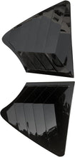 Cargar imagen en el visor de la galería, NINTE Rear Side Window Louvers for 2014 - 2024 Infiniti Q50 Air Vent Scoop Shades Cover Blinds Trim Exterior Accessories Sport Style 2pcs - NINTE