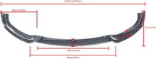 Cargar imagen en el visor de la galerĆa, NINTE For 2013 - 2018 BMW 3 Series F30 NON M - Sport Front Lip Splitter ABS Fits Sportline - NINTE