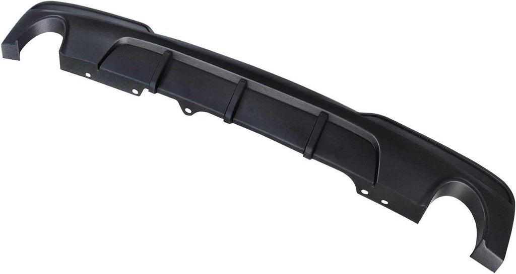 NINTE For 2011 - 2017 BMW 5 - Series F10 F11 535d 535i Rear Diffuser M Sport MP Style Twin Outlet Rear Bumper Lip - NINTE