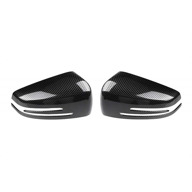 NINTE For Benz W204 C63 C250 C300 C350 W117 W176 W207 W212 W218 W212 X156 Class Mirror Covers Carbon Fiber Look ABS - NINTE