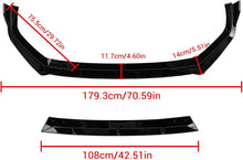 Laden Sie das Bild in den Galerie-Viewer, NINTE For 2023 - 2024 Honda CR - V CRV EX/LX Front Bumper Lip Splitters Front Spoiler ABS 3 Pieces - NINTE
