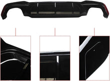Cargar imagen en el visor de la galería, NINTE Rear Diffuser Fit for 2017 - 2023 BMW G30 Sedan 4 - Door G31 G38 5 Series M Sport Rear Bumper Diffuser Low Bumper Lip M5 Style Gloss Black ABS Painted Valance Apron - NINTE