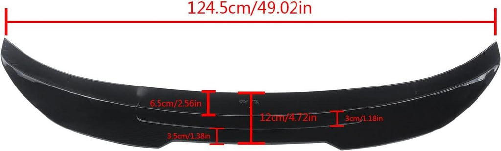 NINTE Spoiler For 2014 - 2021 BMW 2 Series F22 F87 M2 220i 228i 230i M235i M240i PSM Style ABS Painted High Kick Rear Spoiler Trunk Spoiler - NINTE