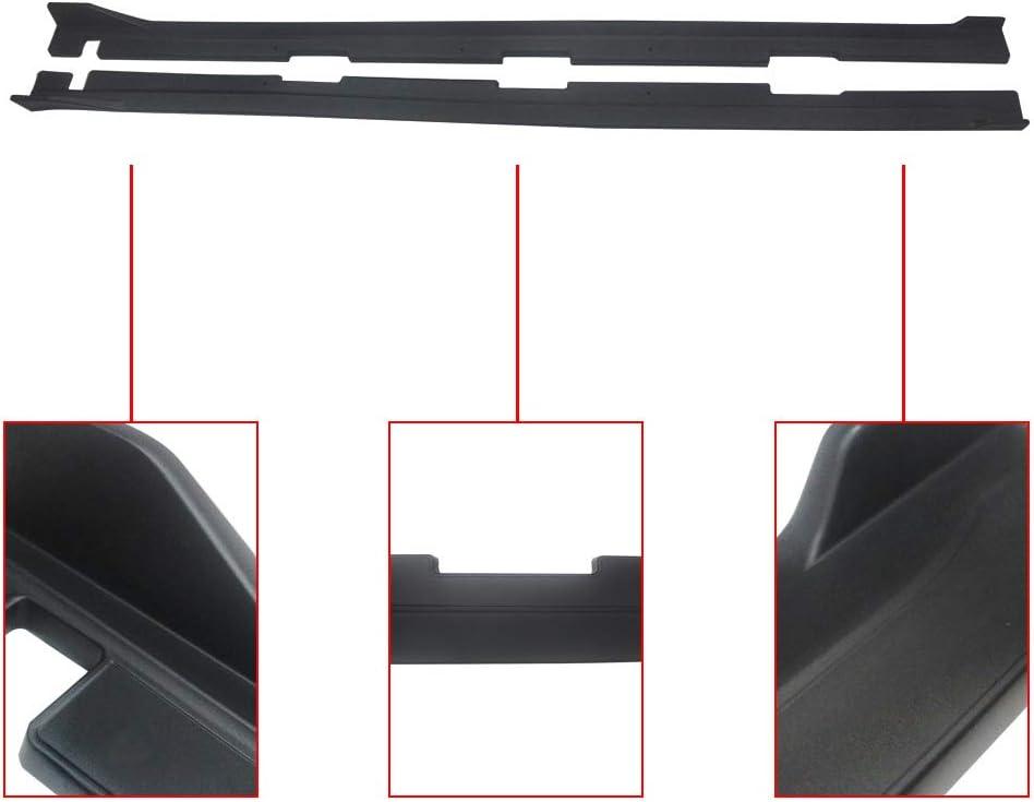 NINTE For 2016 - 2021 Honda Civic Sedan Hatchback Rocker Panel Extension Side Skirts - NINTE