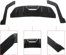 Laden Sie das Bild in den Galerie-Viewer, NINTE Rear Diffuser Fit For 2015 - 2017 Ford Mustang HN Style Rear Bumper Diffuser ABS Rear Bumper Diffuser Rear Bumper - NINTE