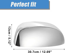 Laden Sie das Bild in den Galerie-Viewer, NINTE Mirror Cover For 2007 - 2013 Chevy Silverado 1500 GMC Sierra 1500 Yukon Gloss Black / Chrome - NINTE