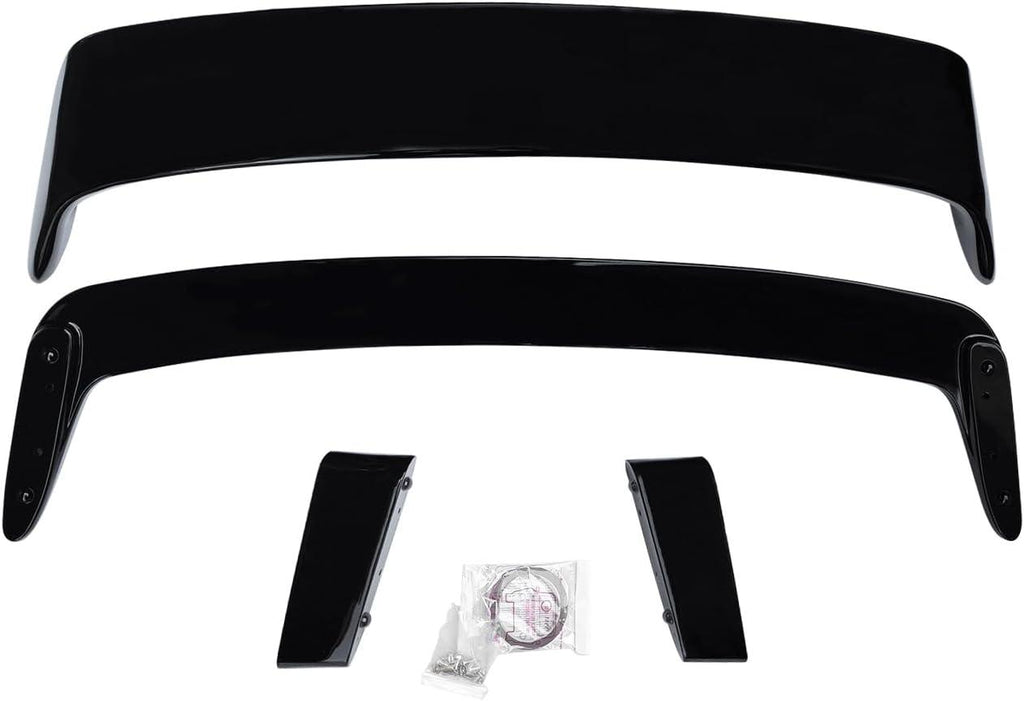 NINTE Rear Spoiler Fit for 1992 - 1998 3 Series E36 1994 - 1999 E36 M3 ZR1 Extended Style ABS Painted Rear Trunk Spoiler Splitter Rear Wing - NINTE