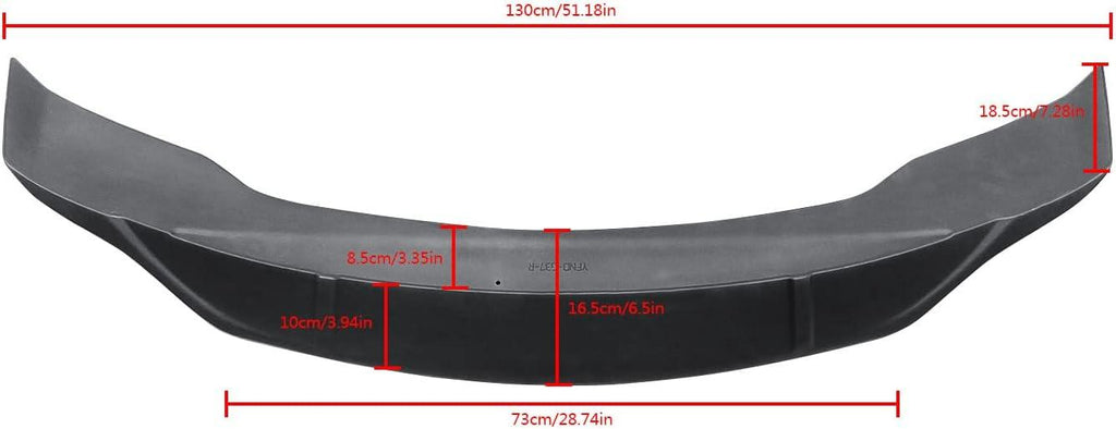 NINTE For 2007 - 2015 Infiniti G37 G35 Q40 R Style Rear Spoiler ABS Trunk Spoiler Rear Wing - NINTE
