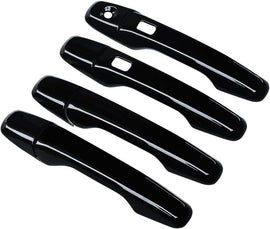 NINTE for 2011 - 2019 Ford Explorer Door Handle Cover Painted Gloss Black ABS with 2 Smart Keyholes - NINTE