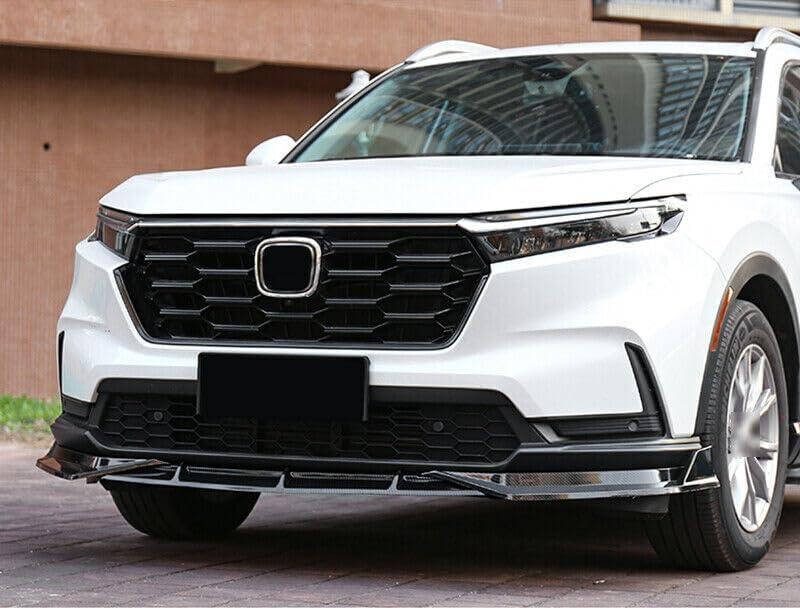 NINTE For 2023 - 2024 Honda CR - V CRV EX/LX Front Bumper Lip Splitters Front Spoiler ABS 3 Pieces - NINTE
