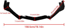 Laden Sie das Bild in den Galerie-Viewer, NINTE For 20 - 25 Corvette C8 Front Lip Splitter Z06 Z07 Performance Package Canard Style - NINTE