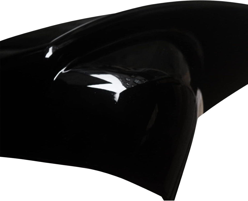 NINTE For 2013 - 2020 Ford Fusion Mondeo Painted Mirror Cover Mirror Caps Gloss Black Carbon Fiber - NINTE
