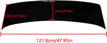 Laden Sie das Bild in den Galerie-Viewer, NINTE Rear Spoiler for 2003 - 2008 Nissan 350Z Fairlady Z33 Gloss Black V Style Trunk Wing ABS Painted Splitter - NINTE